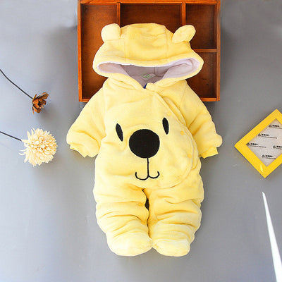 Baby Kid’s Soft Warm Cotton Hooded Rompers