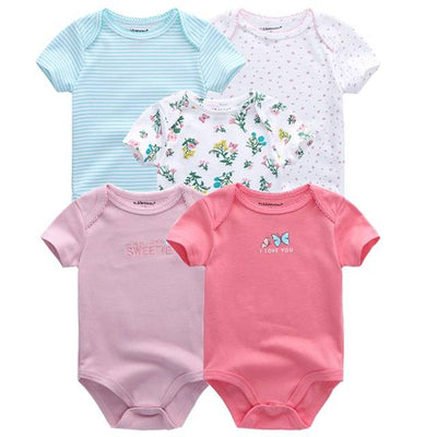 5 Pieces Baby Body suits