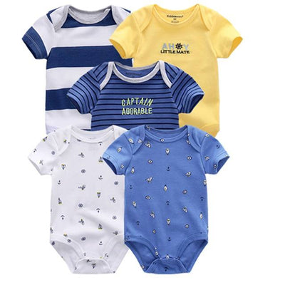 5 Pieces Baby Body suits