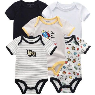 5 Pieces Baby Body suits