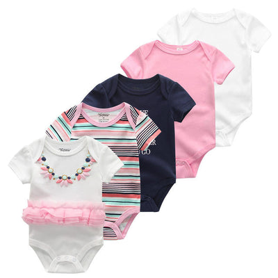 5 Pieces Baby Body suits