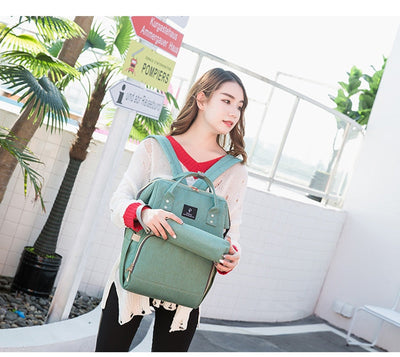 Large Capacity USB Maternity Baby Diaper Bag