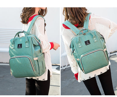 Large Capacity USB Maternity Baby Diaper Bag