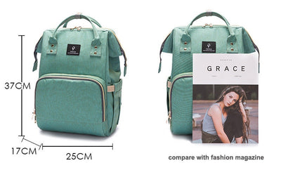 Large Capacity USB Maternity Baby Diaper Bag