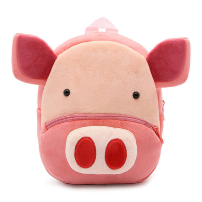 Animal Shaped Plush Backpack For Kids