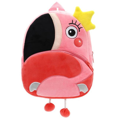 Animal Shaped Plush Backpack For Kids