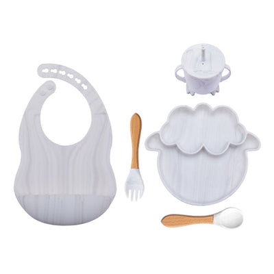 5pcs Baby Feeding Bowl With Suction