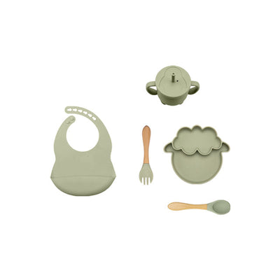 5pcs Baby Feeding Bowl With Suction