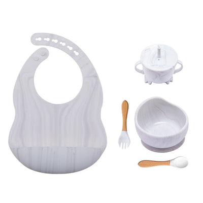 5pcs Baby Feeding Bowl With Suction