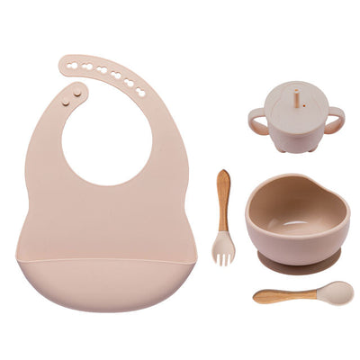 5pcs Baby Feeding Bowl With Suction
