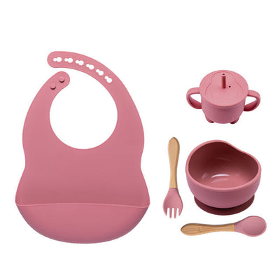 5pcs Baby Feeding Bowl With Suction