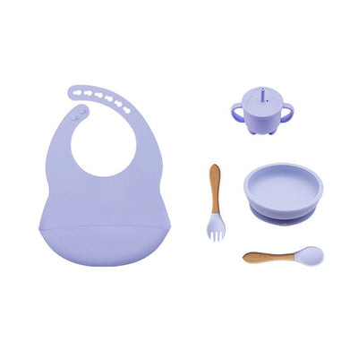 5pcs Baby Feeding Bowl With Suction