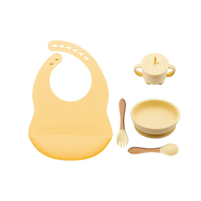 5pcs Baby Feeding Bowl With Suction