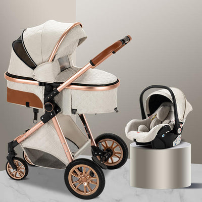 3 in 1 Luxurious Baby Stroller